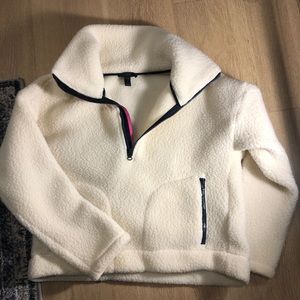 J. Crew Half-zip Polartec Fleece Sherpa